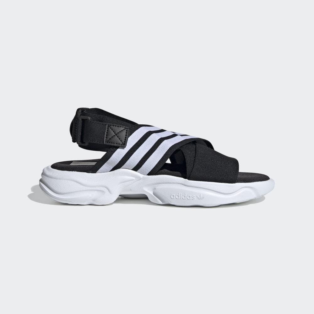 Adidas Women's Magmur Sandals Black/White Ireland EF5863